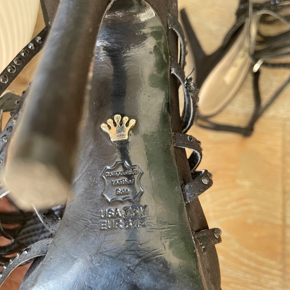 NINA black high heels - Picture 3 of 5